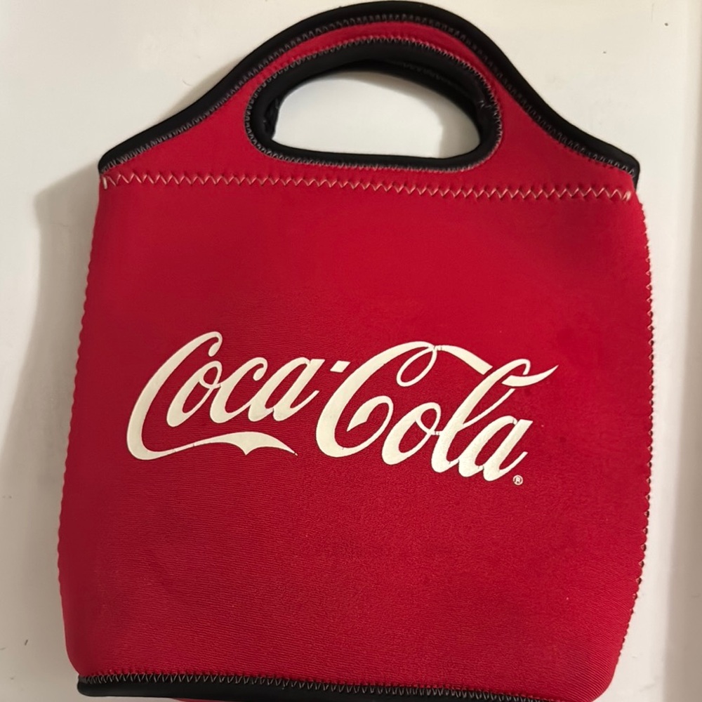 Coca-Cola Red Neoprene lunch bag